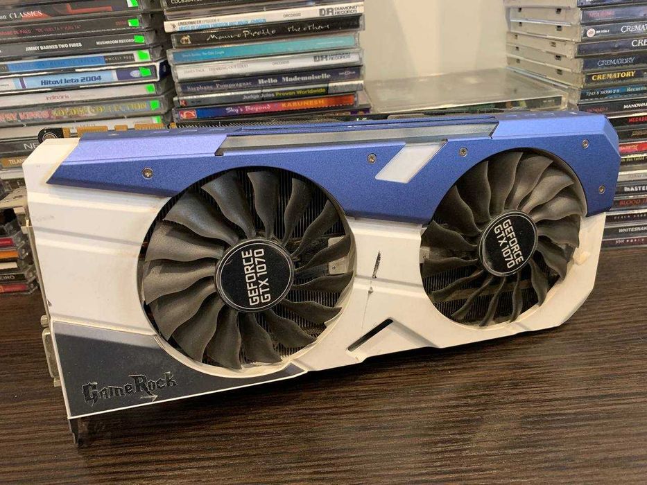 Відеокарта Palit GeForce GTX 1070 GameRock 8GB — у відмінному стані!