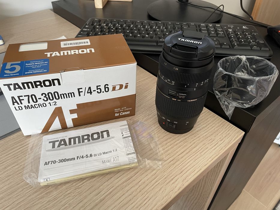Lente Tamron AF70-300mm para Canon
