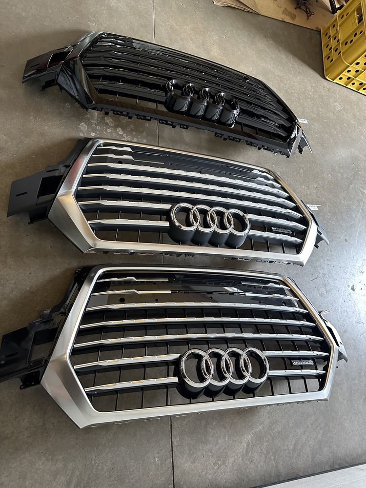 Решітка радіатора audi q7 4m решотка гриль ідеал ауди