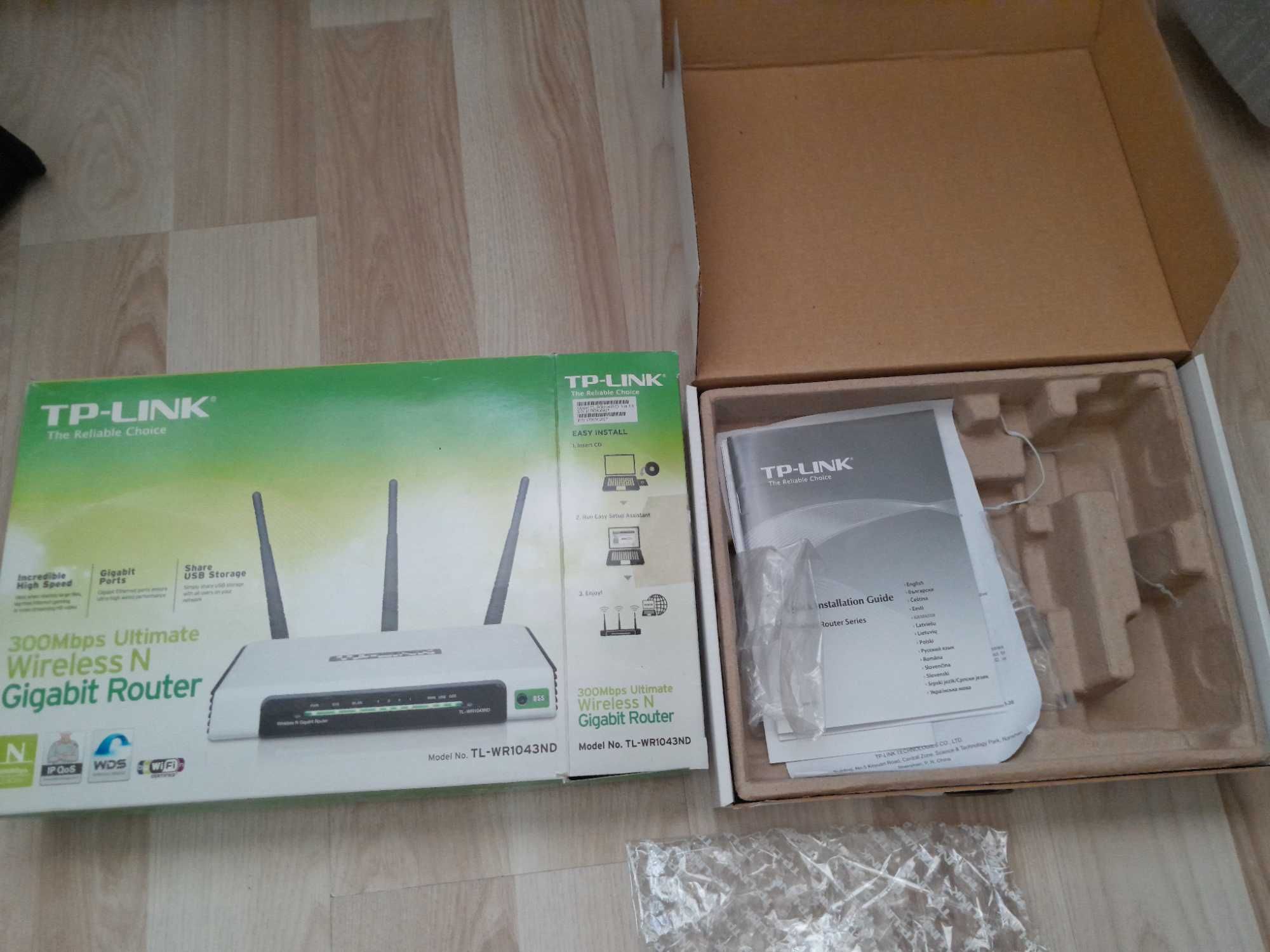 Router TP LINK TL-WR1043ND + dokumenty