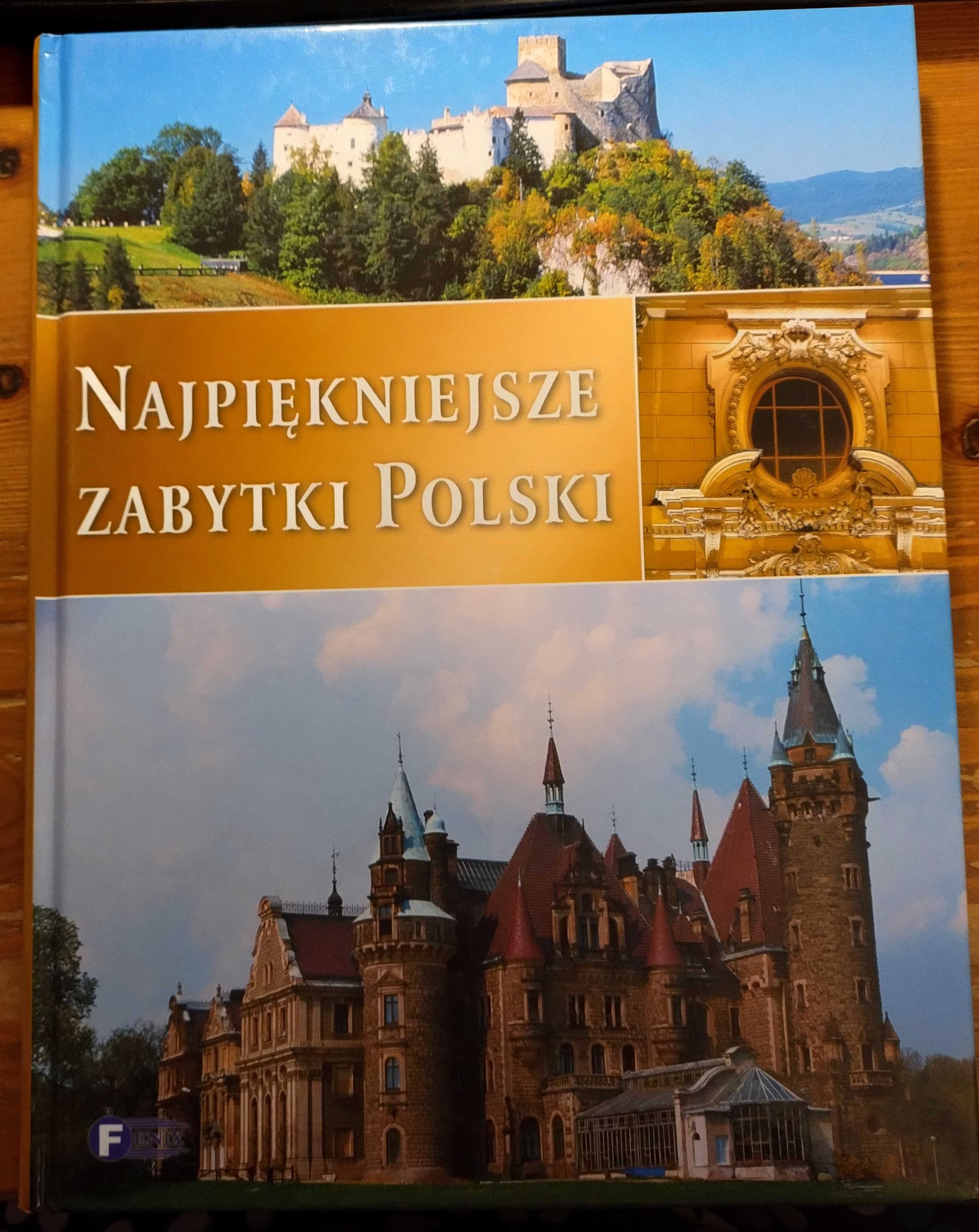 Piękny album na prezent Najpiękniejsze zabytki w Polsce, jak nowy