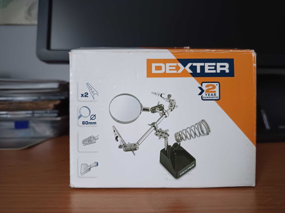 Uchwyt z lupą do lutownicy 170011DX (Dexter)