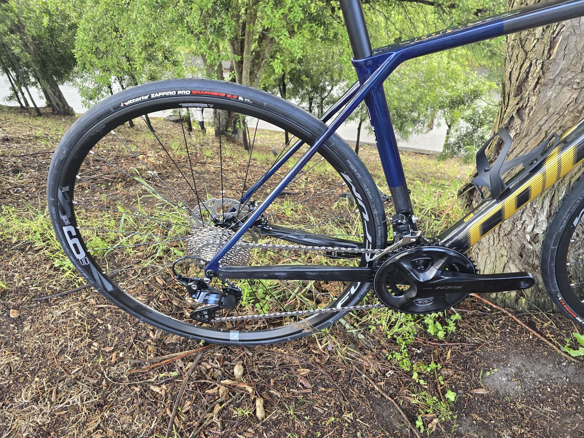 Bicicleta de estrada disco carbono 12x2v nova