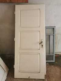 Drzwi wewnętrzne 2szt, antyk, stare, drewniane