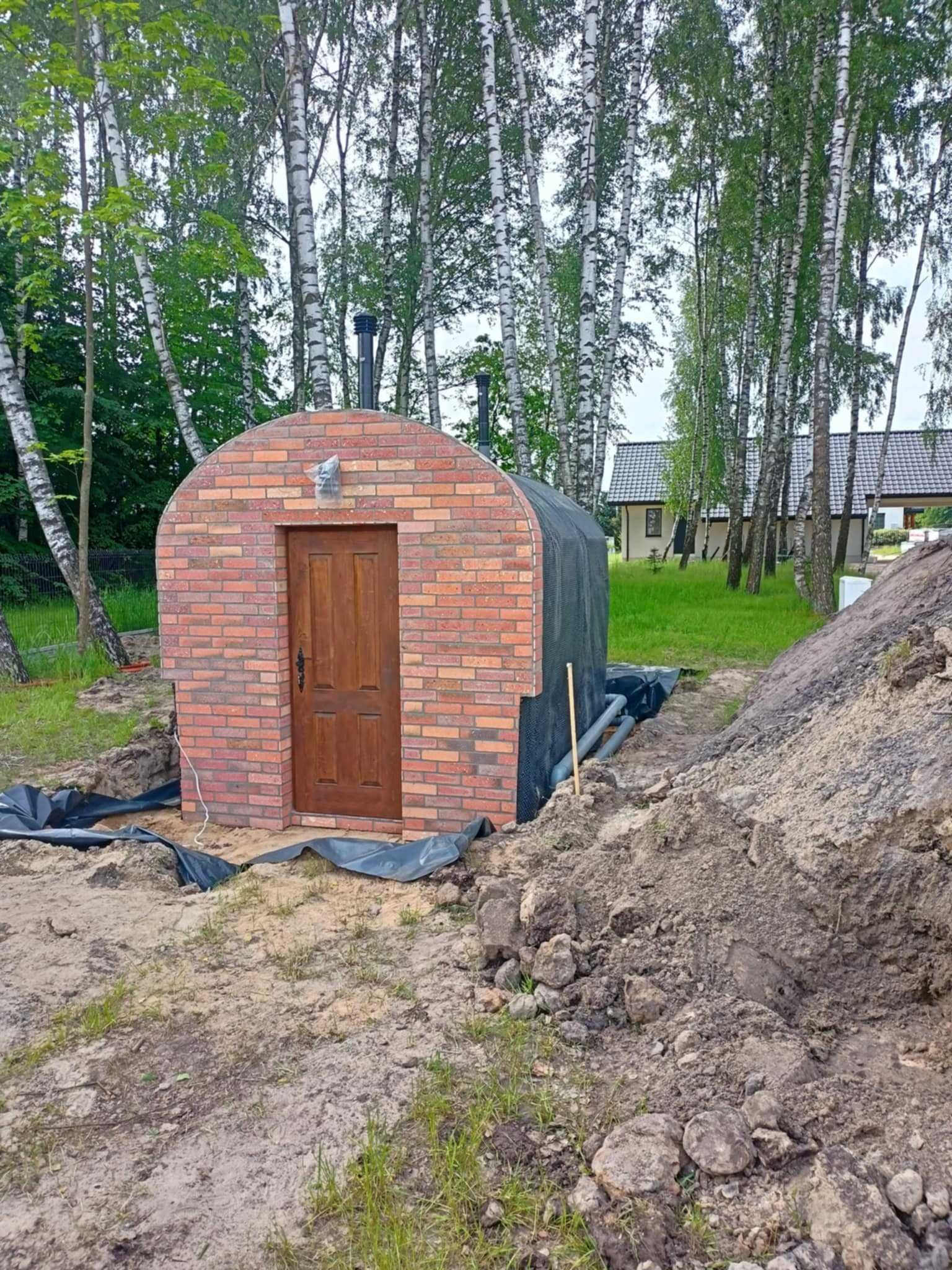 schron , piwniczka betonowa , ziemianka , piwnica , sauna ogrodowa