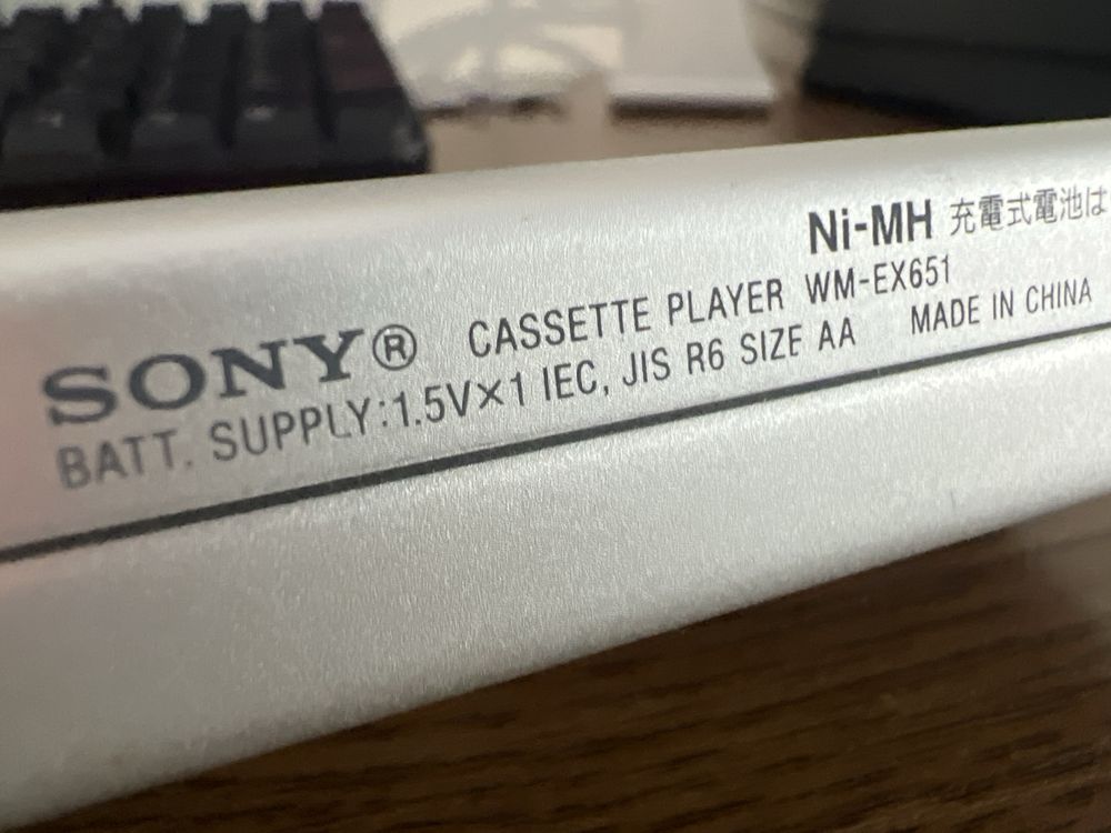 Касетний плеєр SONY WM EX 651