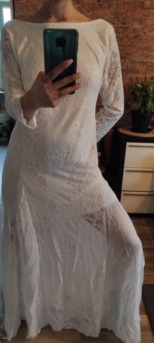 Nowa suknia ślubna #weddingdress #bohodress