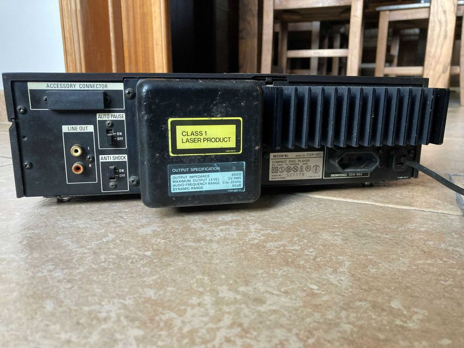 Leitor CDs Sony CDP-101