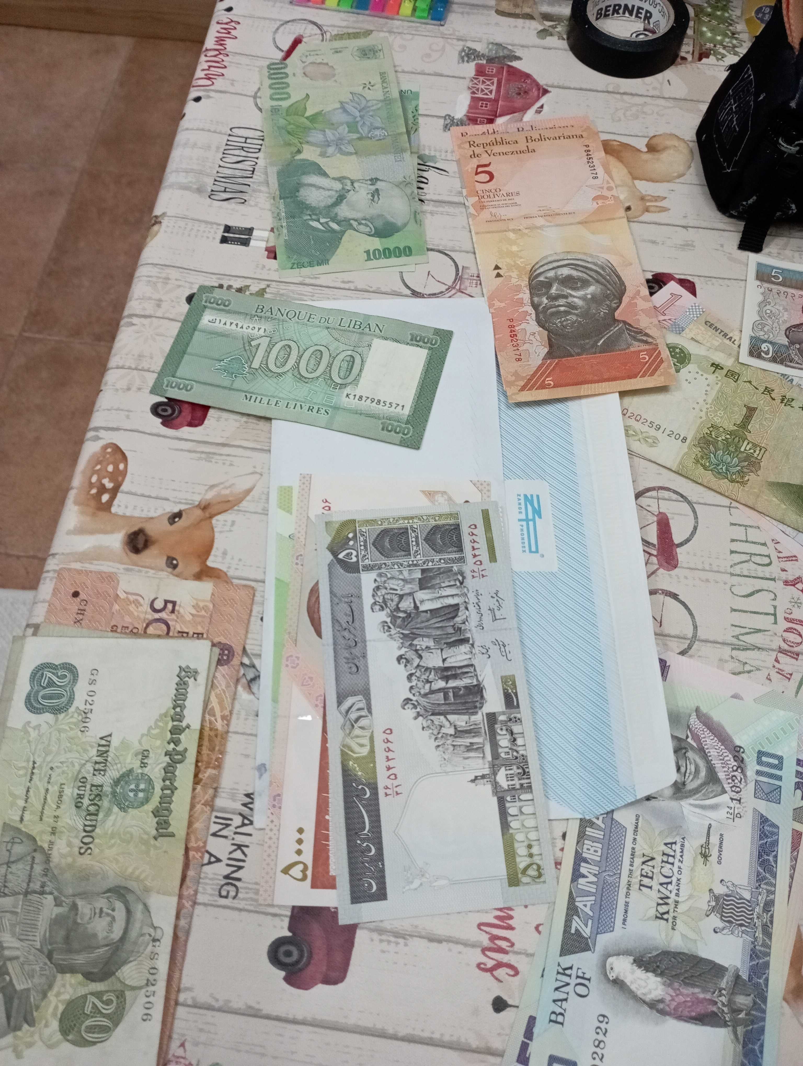 Notas vários países