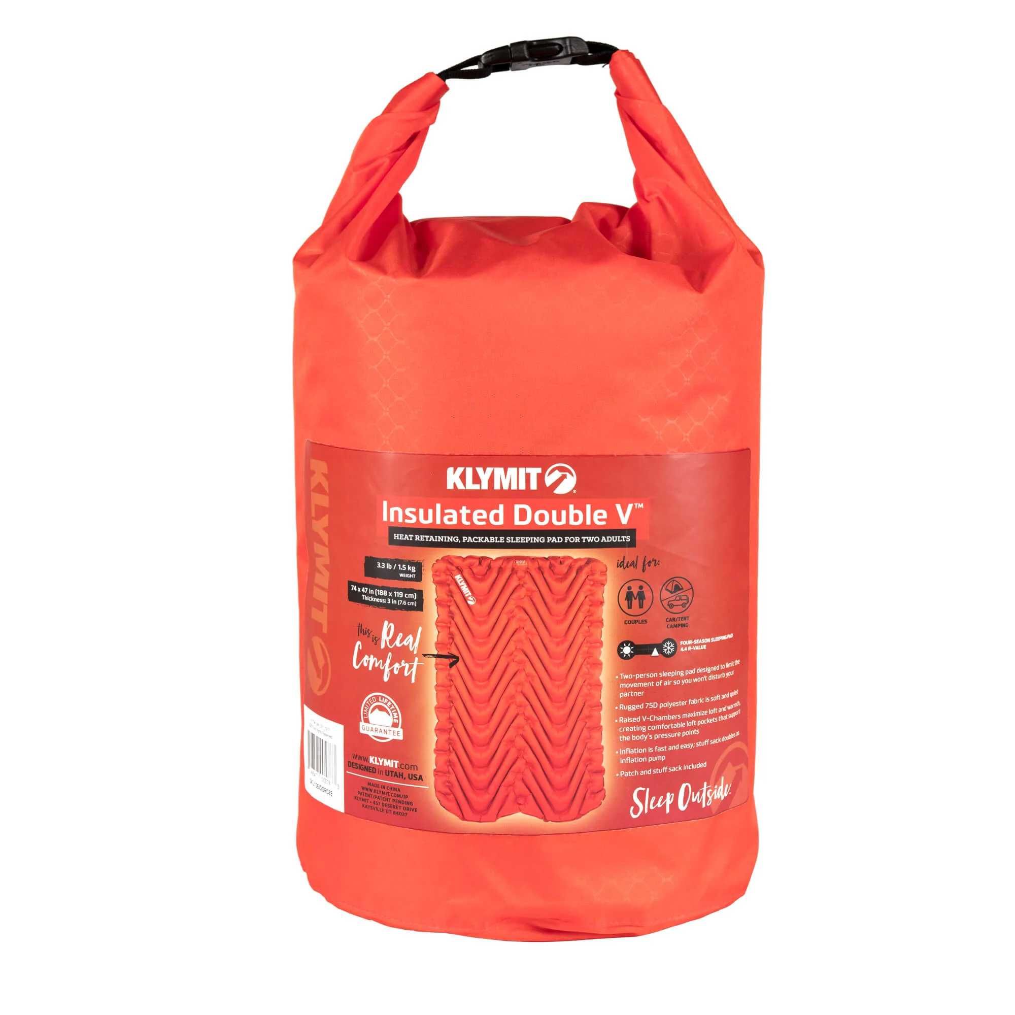Klymit Insulated Double V USA-777 килимок подвійний Зимовий