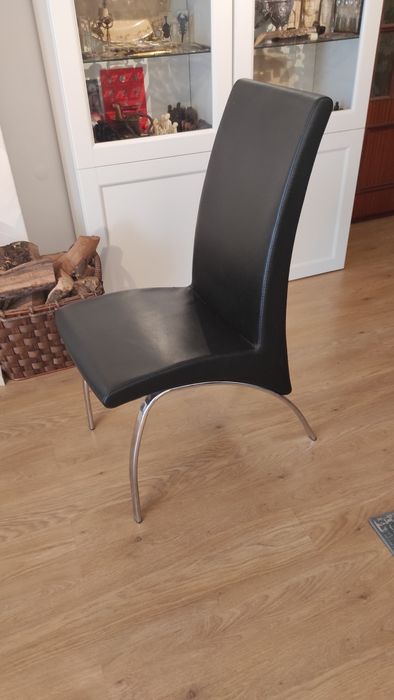 Mesa de jantar em vidro 183x107 cm