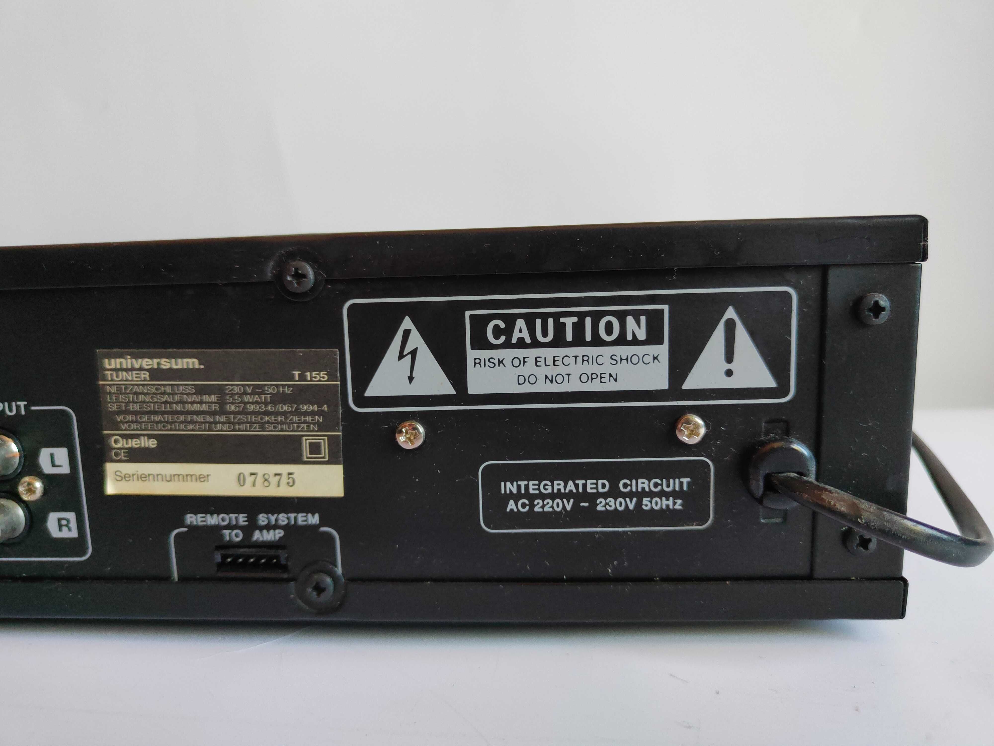 Tuner radiowy Universum T-155 z wadą