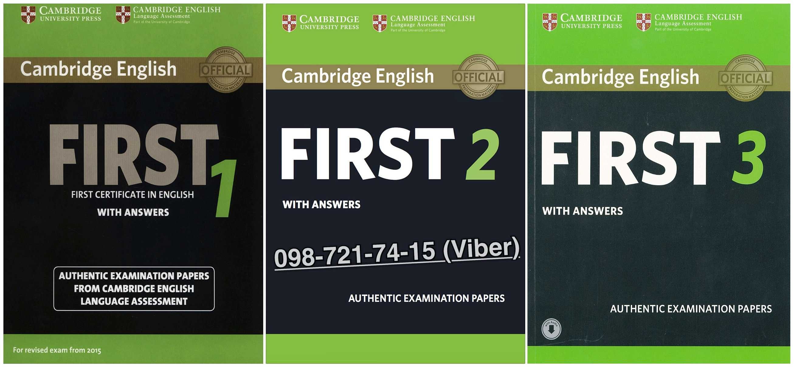 Cambridge English First (FCE) 1, 2, 3 - Authentic Examination Papers