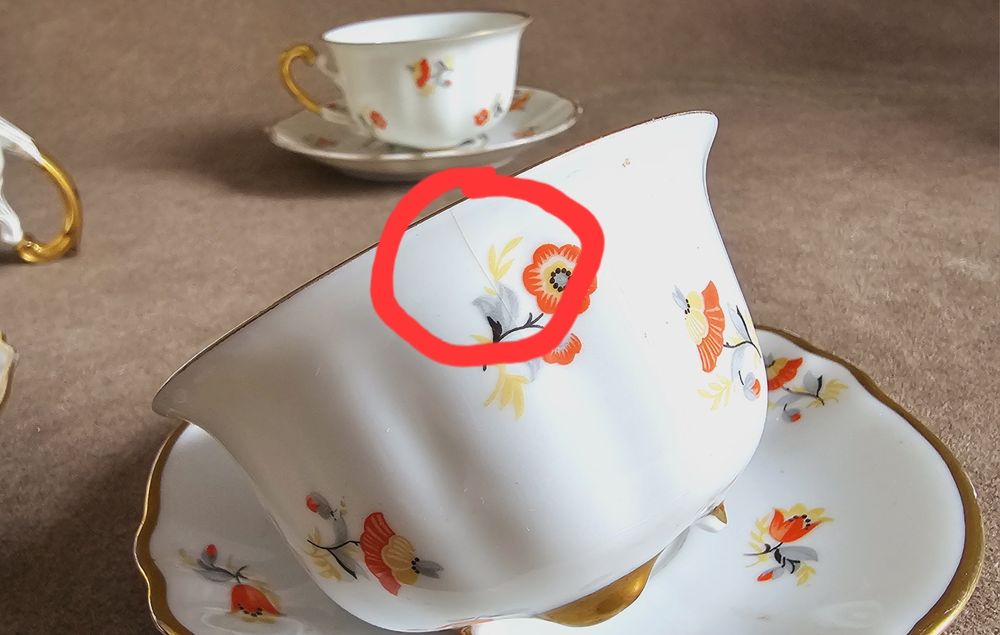 Przedwojenny serwis kawowy, Ćmielów, Fason 520