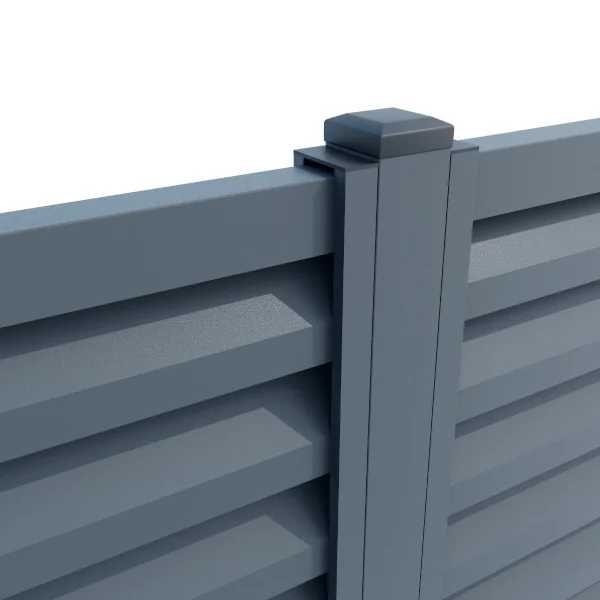 Ogrodzenie żaluzjowe aluminiowe, przęsło żaluzjowe od producenta