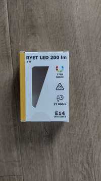 IKEA Ryet LED 200lm, 2700K. 3W gwint E14.