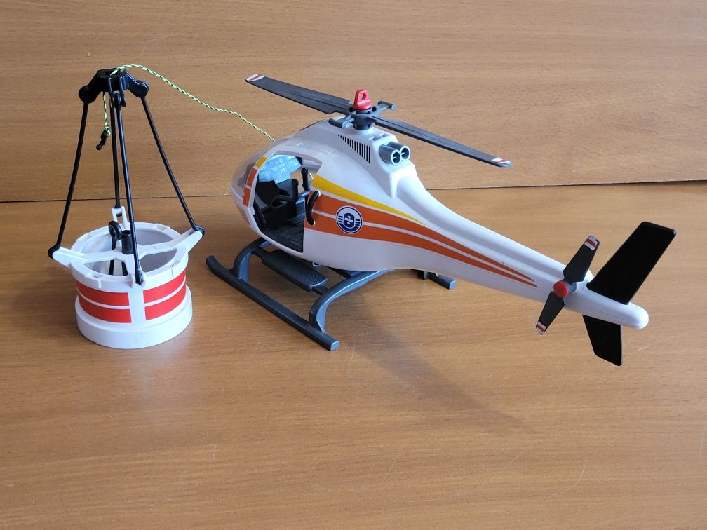 Klocki Playmobil Geobra helikopter karetka pogotowie ratunkowe, zabawk