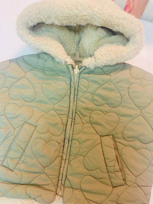 Курточка Тедди зима 2 в 1 размер 86/92 состояние идеальное
