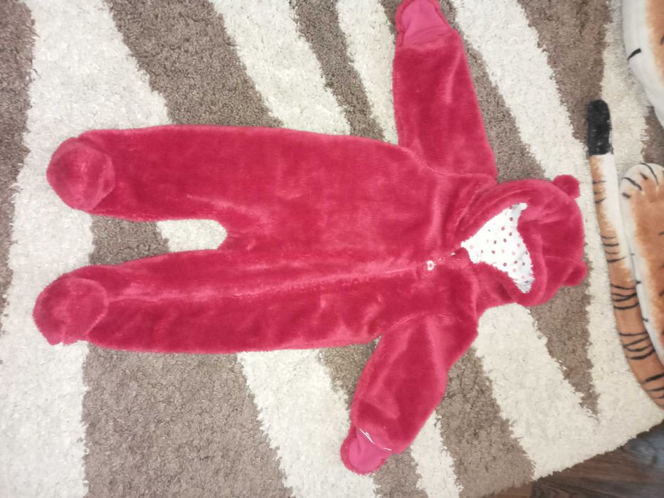 Одяг для новонароджених/Комбінезон /чоловічок/для дівчинки /плюшевий