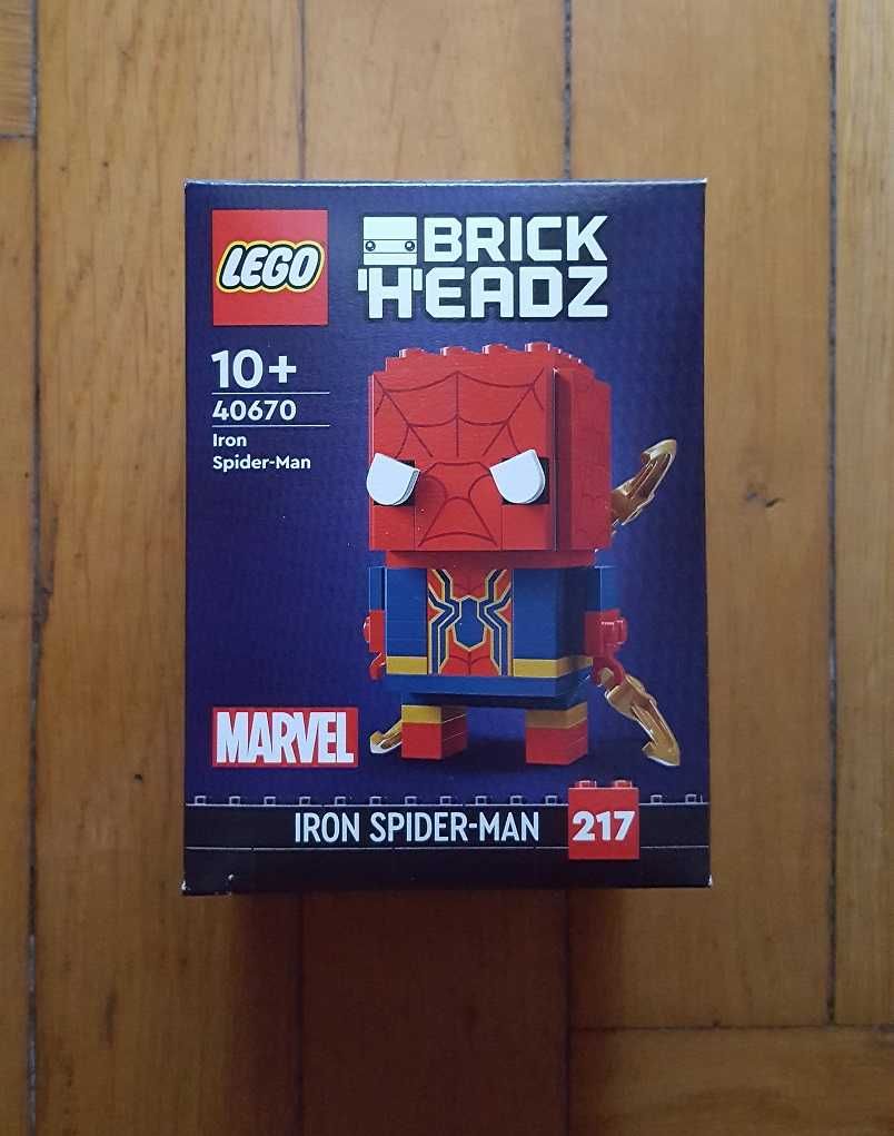 LEGO 40670 BrickHeadz - Iron Spider-Man Człowiek Pająk NOWY Wrocław