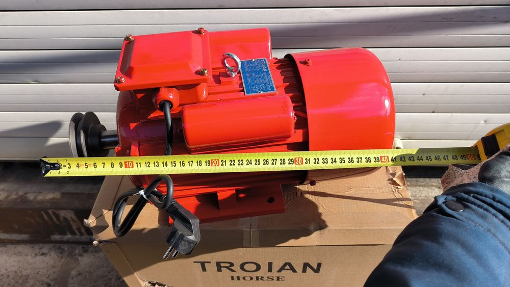 Електродвигун 4квт/3000об однофазний, электродвигатель однофазный 220в