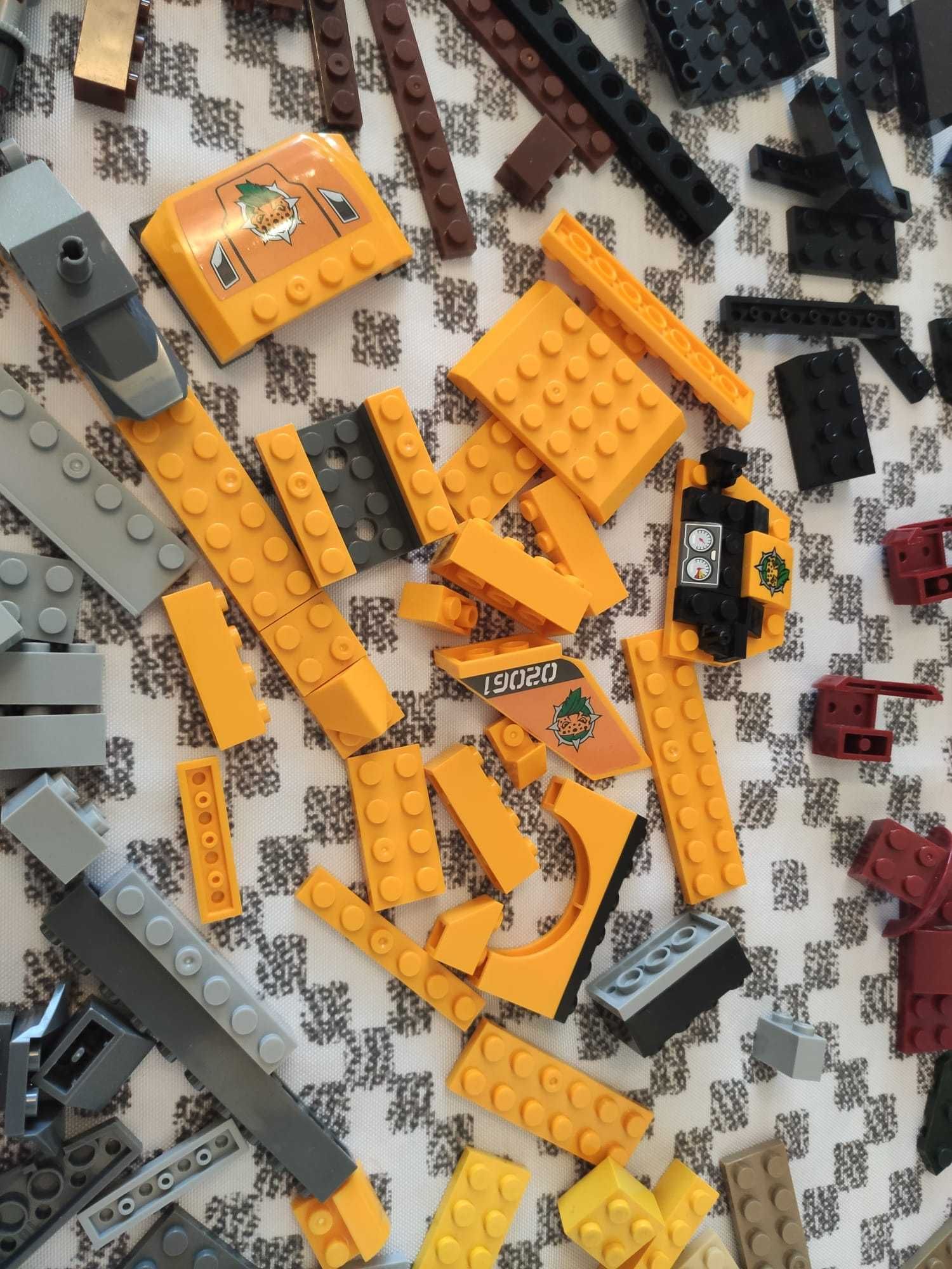 Klocki kompatybilne z LEGO, ponad 1kg, różne, niekompletne