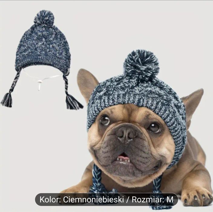 Zimowa czapka dla psa