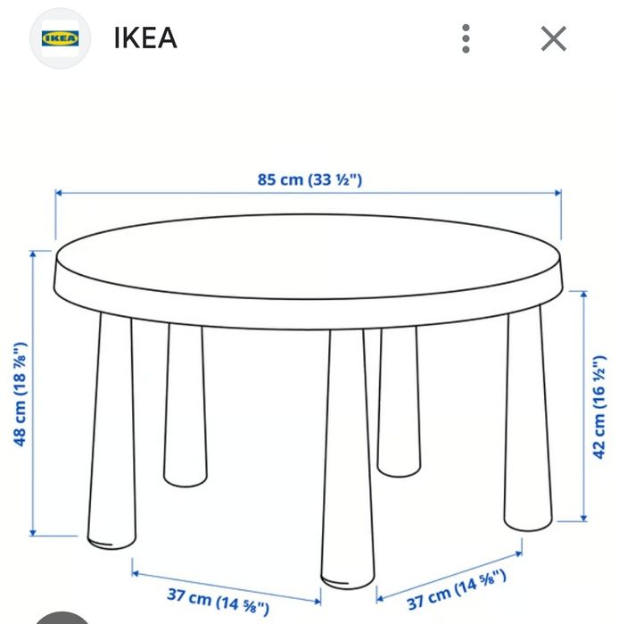 Mesa Criança Ikea Mammut