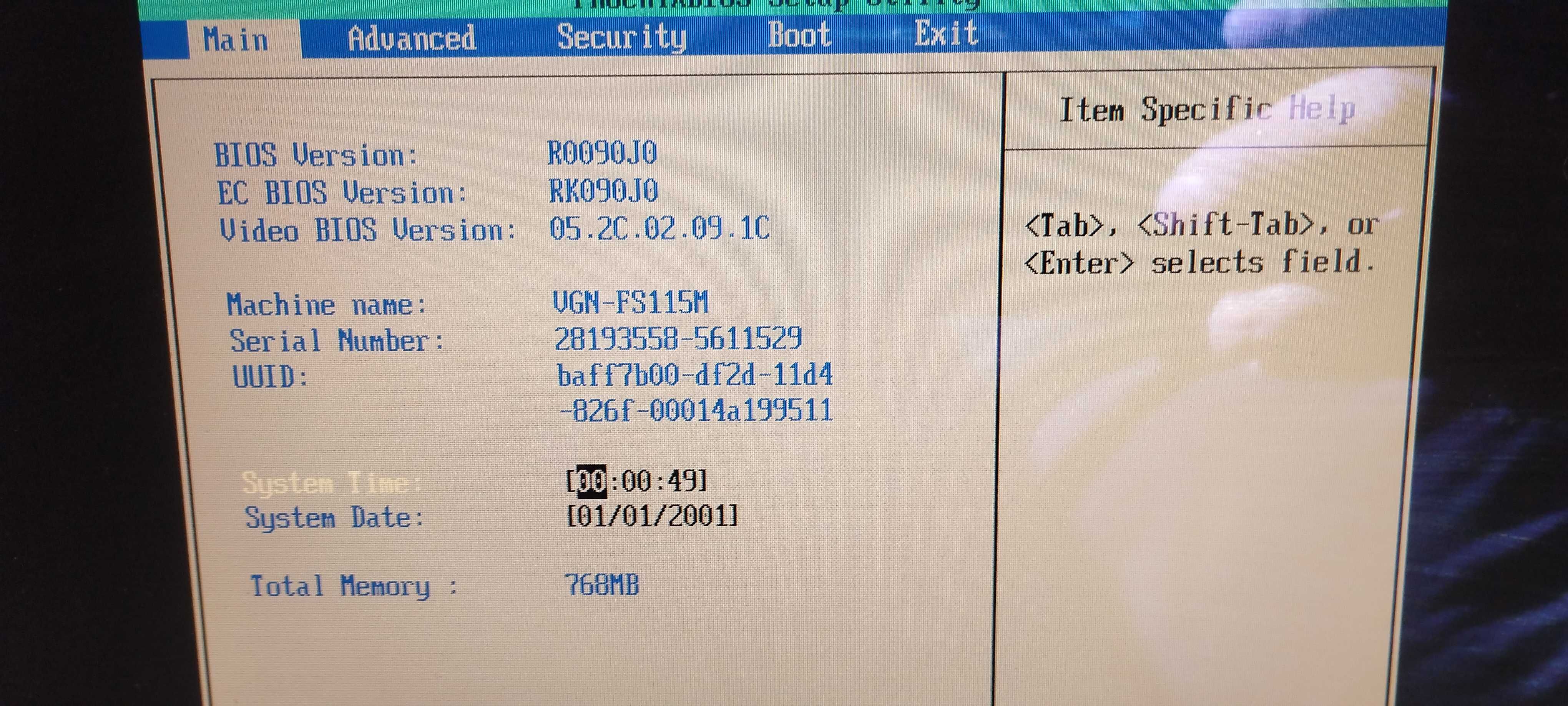 Ноутбук Sony VAIO PCG-791M