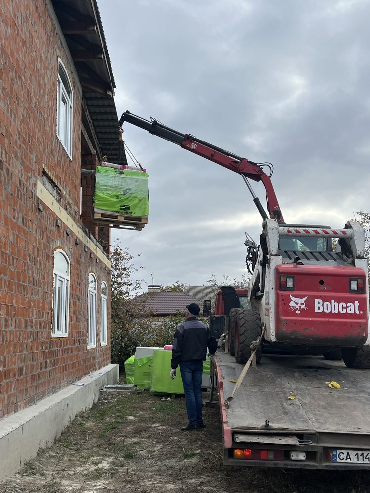 Маніпулятор,Послуги манипулятора,Бобкет,bobcat,гідромолот,екскаватор