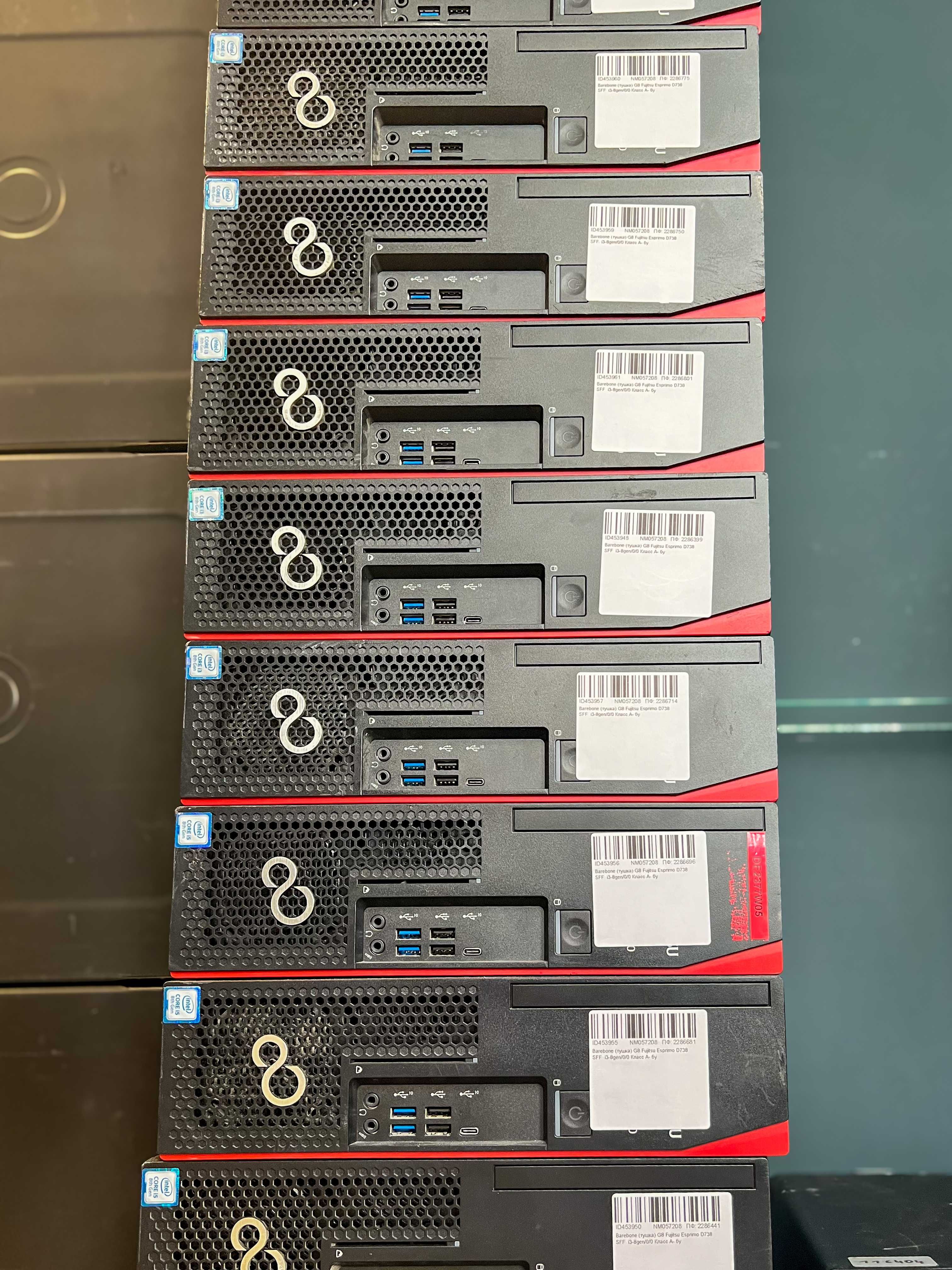Роздріб/Гурт Barebone/тушка Fujitsu D738 SFF i3-8100/s1151 клас А