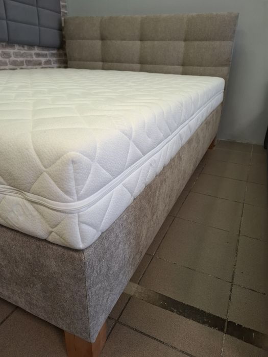 Nowe łóżko tapicerowane 160x200 od ręki beżowe