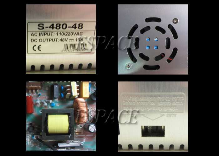 Блок питания 48V вольт 480W ватт для ЧПУ(CNC) импульсный