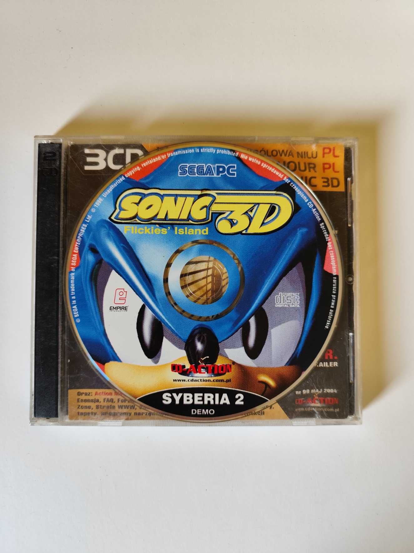 Gry Komputerowe Sonic 3D Flickies Island & Syberia II