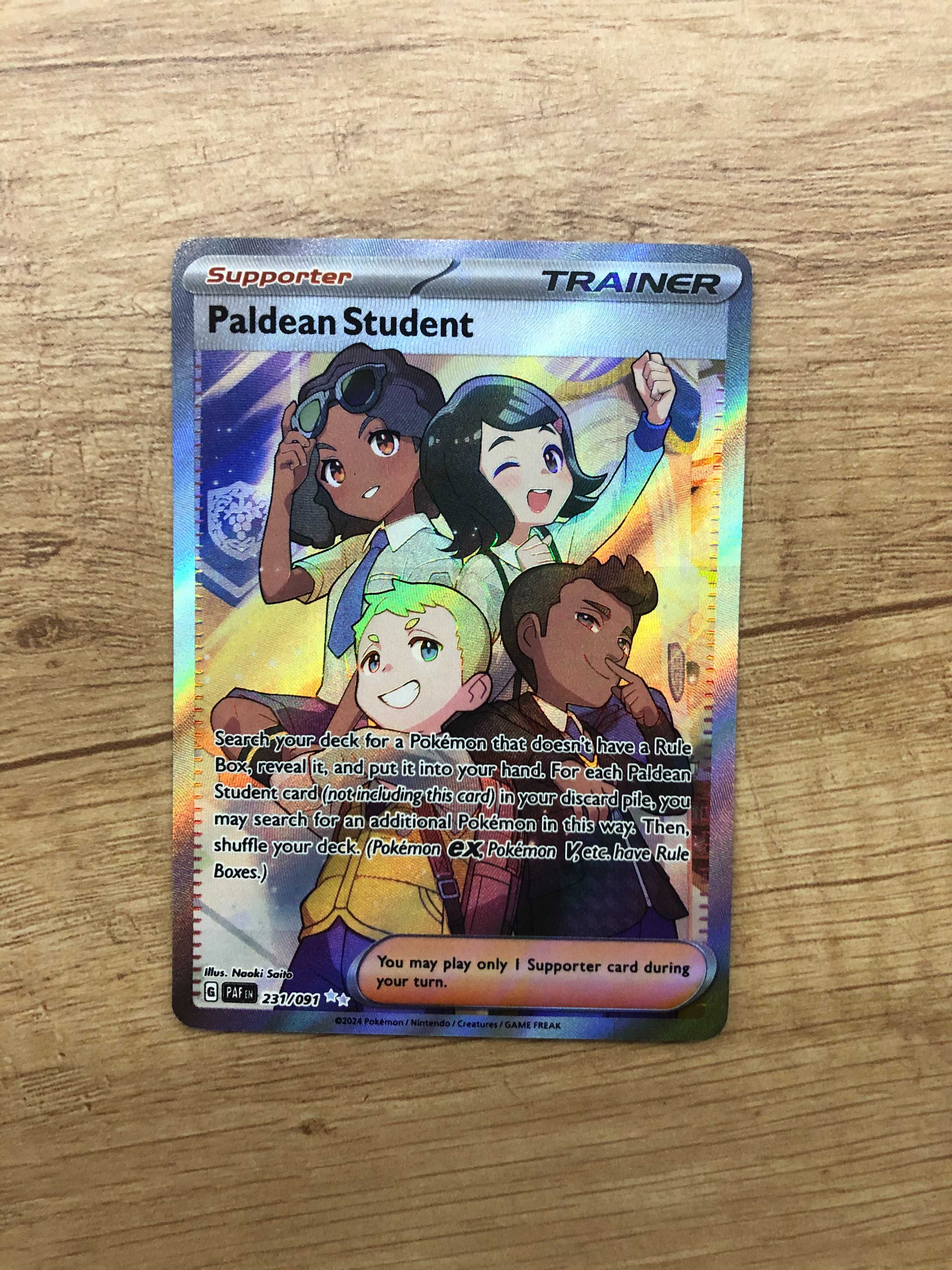 Paldean Student (PAF 231) karta pokemon