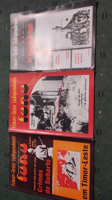 3 Revistas Funu Timor-Leste Independente - 1980