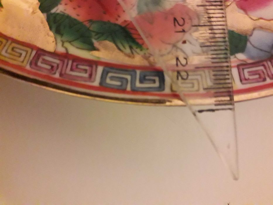 Pratos loiça chinesa-fabricados em Macau