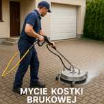 Mycie kostki brukowej