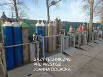 Gazy techniczne . Dwutlenek węgla, tlen, azot, argon, hel, hydrogen