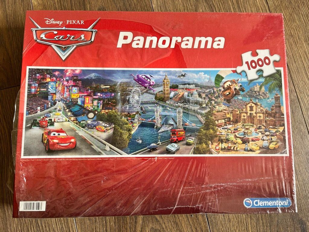 Nowe puzzle auta cars panorama 1000 zafoliowane