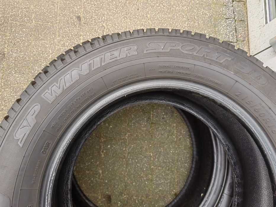 215/60R16 99H Dunlop SpWinter Sport 3D pojedyncza zimowa