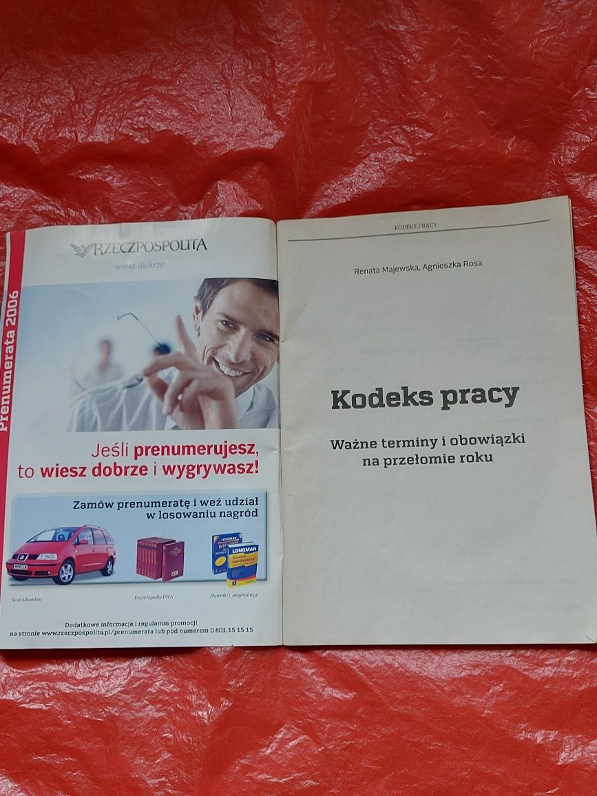 Czasopismo Kodeks Pracy 2005rok