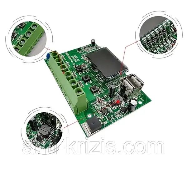 Контроллер 10А PU1024 , ДВА разъема USB