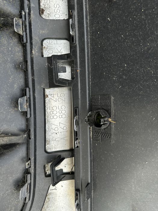 Mercedes GLE Coupe w167 amg dyfuzor zderzak chrom dokladka tyl tylna