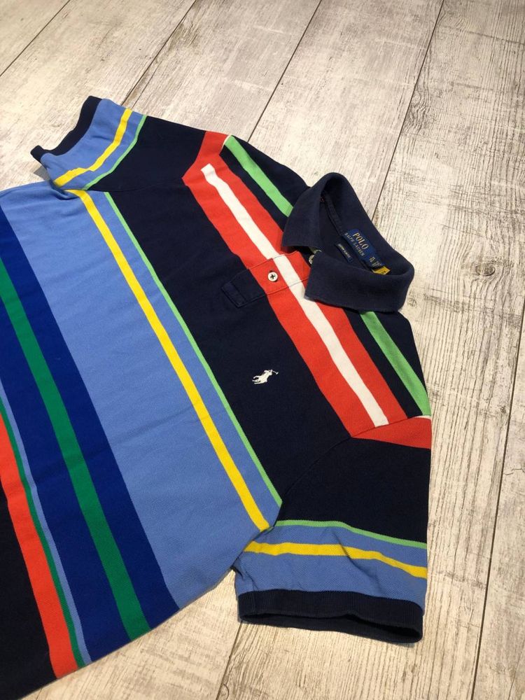 Разноцветное мужской поло Polo Ralph Lauren