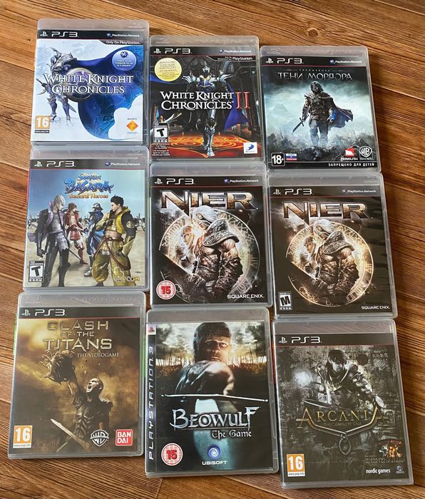 Sony PS3: Nier, Arcania, Lair, Conan, Ninja Gaiden, SKYRIM, Oblivion