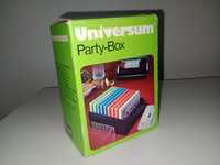 Pudełko na kasety magnetofonowe Universum w stylu vintage party-box