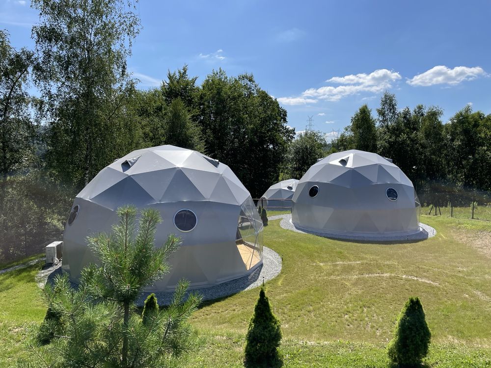 Namiot glampingowy, glamping, namiot sferyczny, 7 m. Wersja kanadyjska