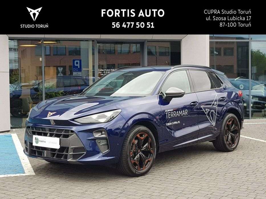 Cupra Terramar Salon Polska/Sennheiser/Kamery 360/Head-up/Czujniki park/Felgi 19