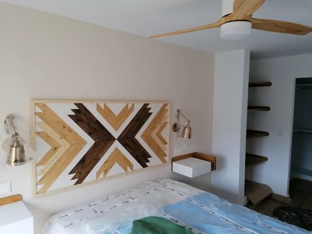 Cabeceiras de cama em madeira personalizadas
